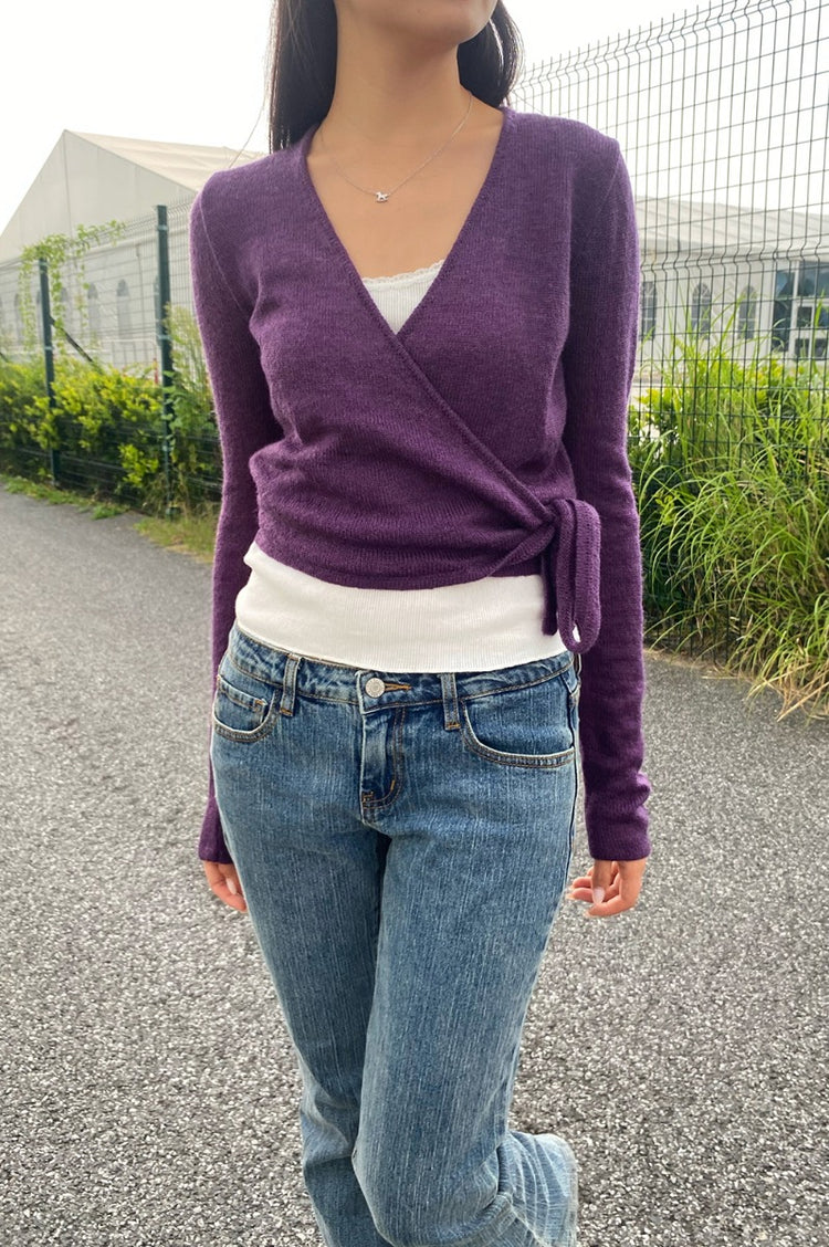 Coco Knit Top | Purple / XS/S