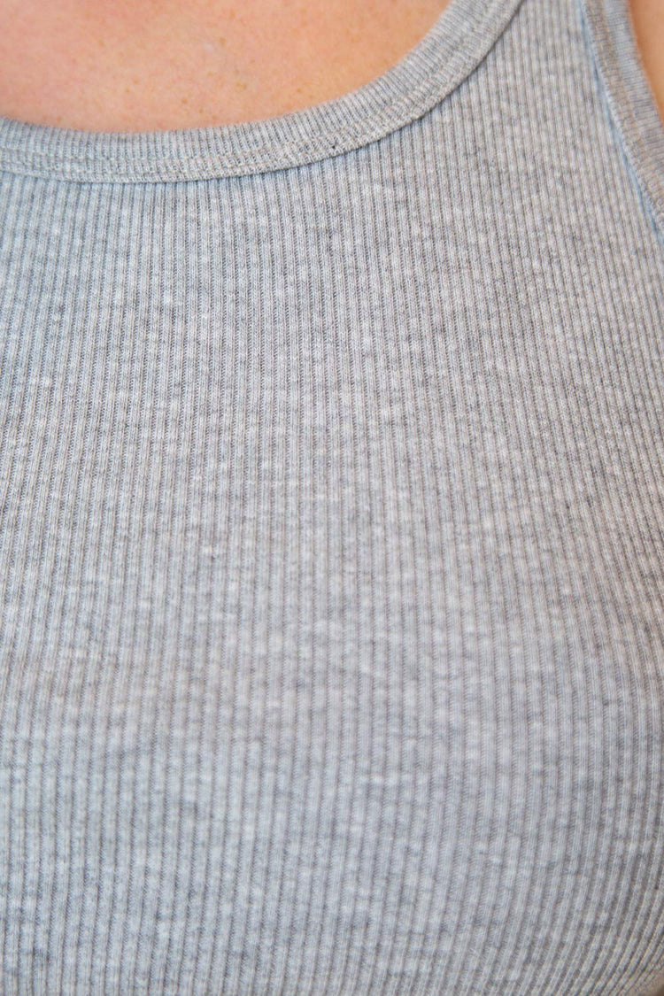 Marisa Basic Tank | Heather Grey / XS/S