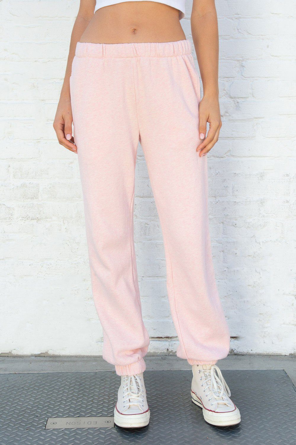 Anastasia Soft Brandy Melville Sweatpants Pink Anastasia Soft