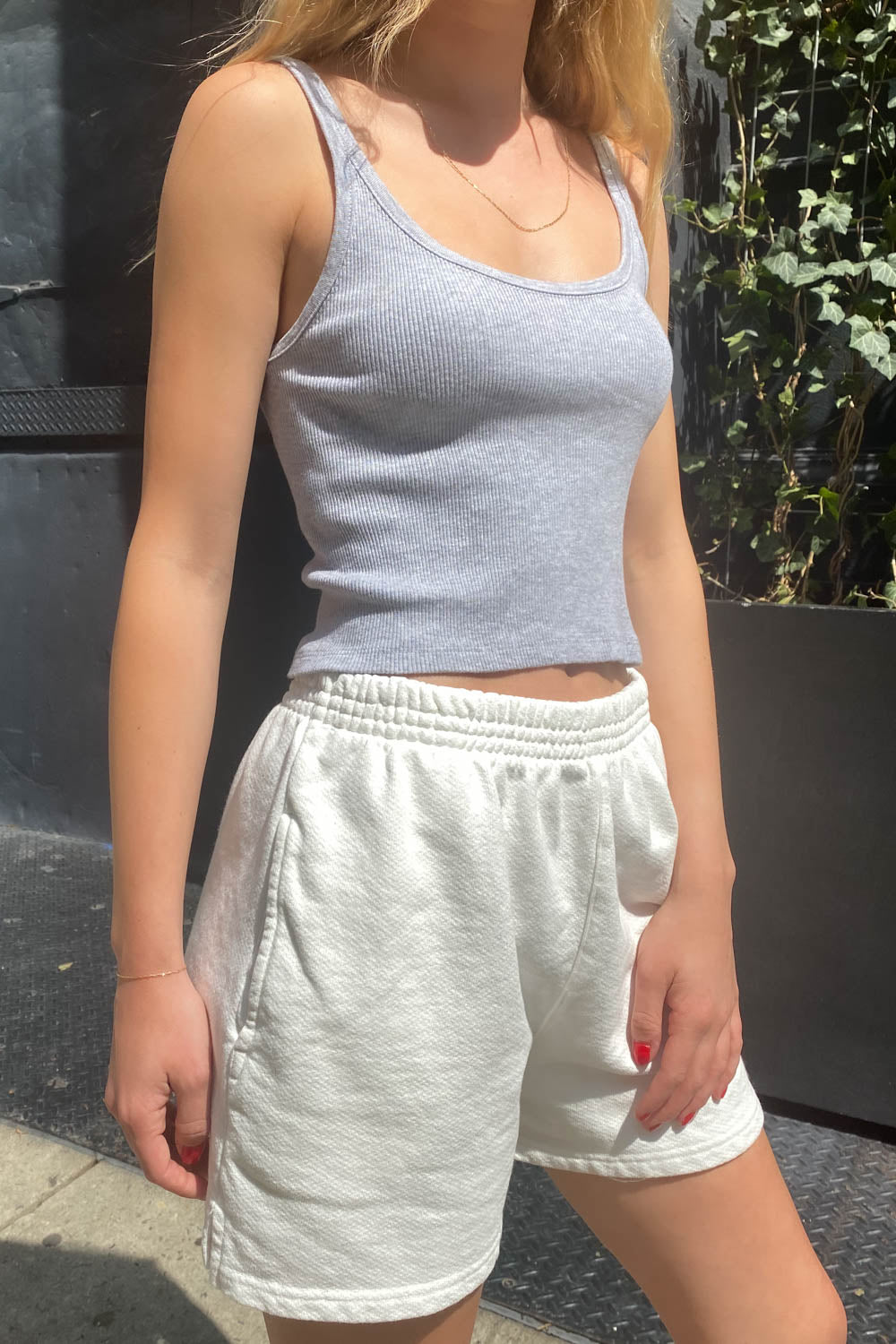 Heather Grey / Cropped Fit