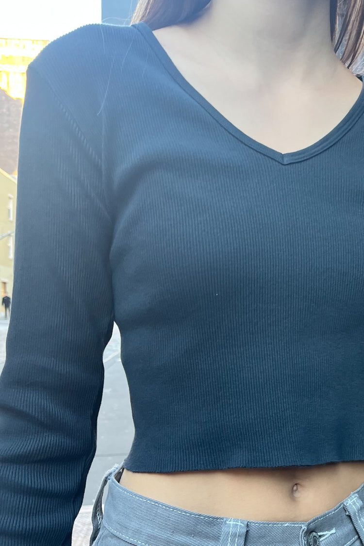 Ashlyn Cropped Top | Black
