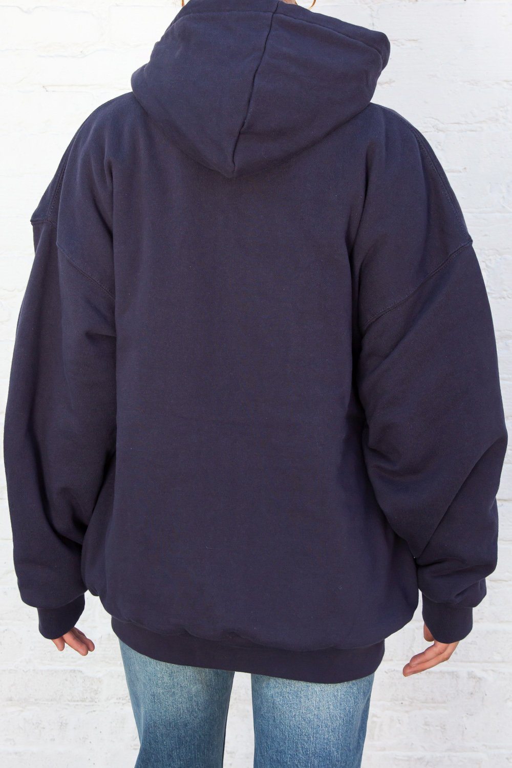 Navy Blue With Green Plaid / Oversized Fit