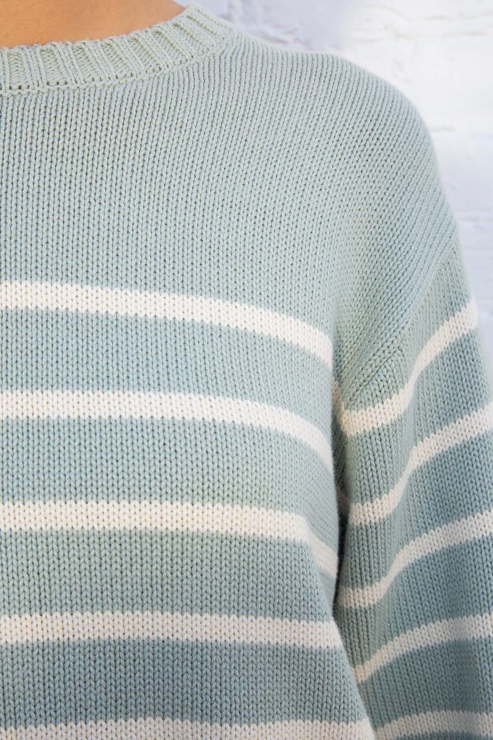 Ivory And Sage Stripes