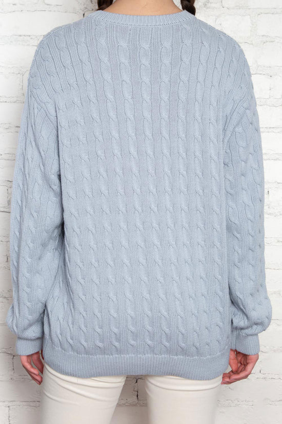 Brianna Cotton Cable Knit Sweater Brandy Melville Europe