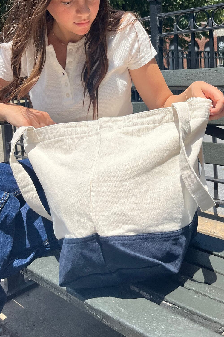 Dark Navy And White