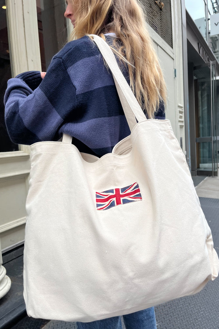 Flag Tote Bag | Ivory