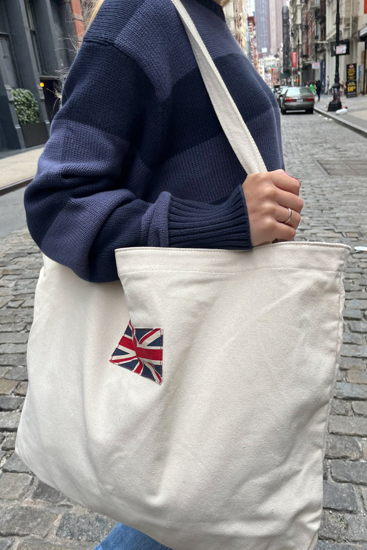 Flag Tote Bag | Ivory