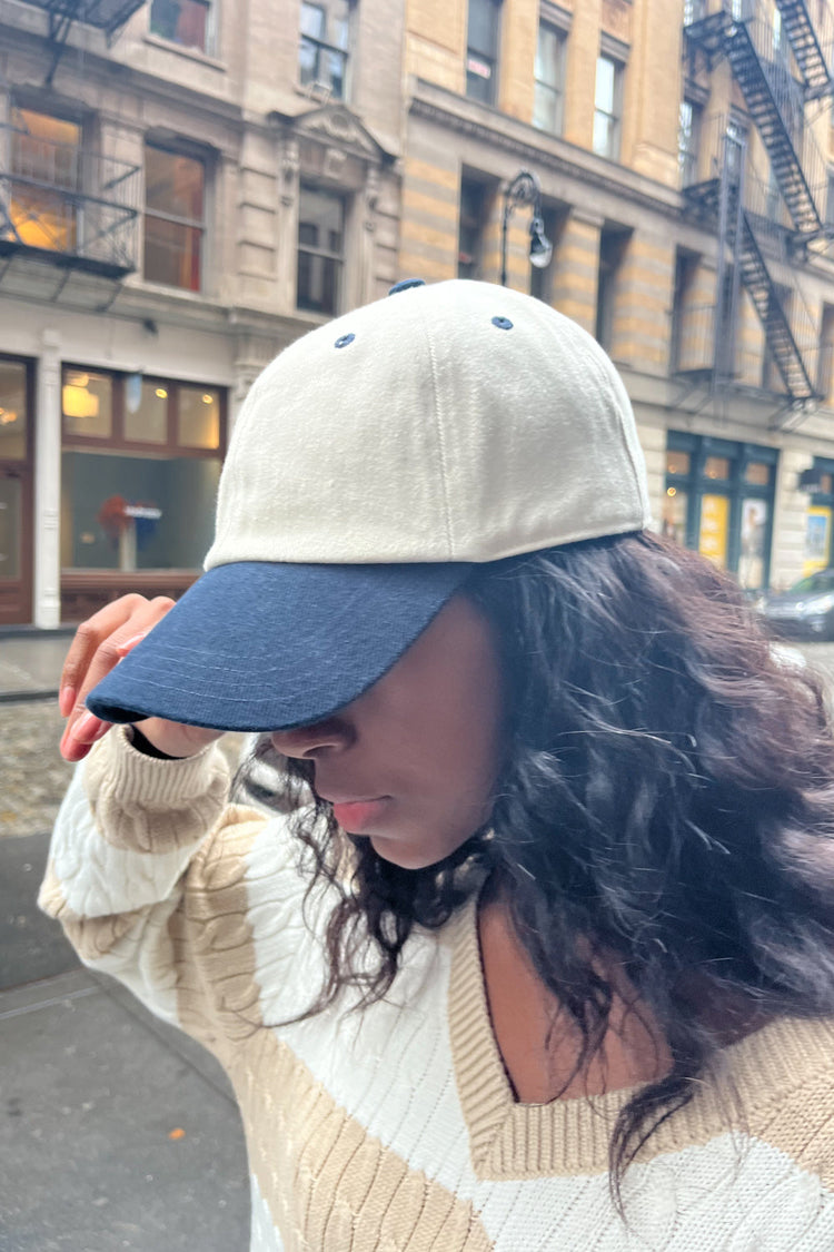 Katherine Baseball Cap | Ivory