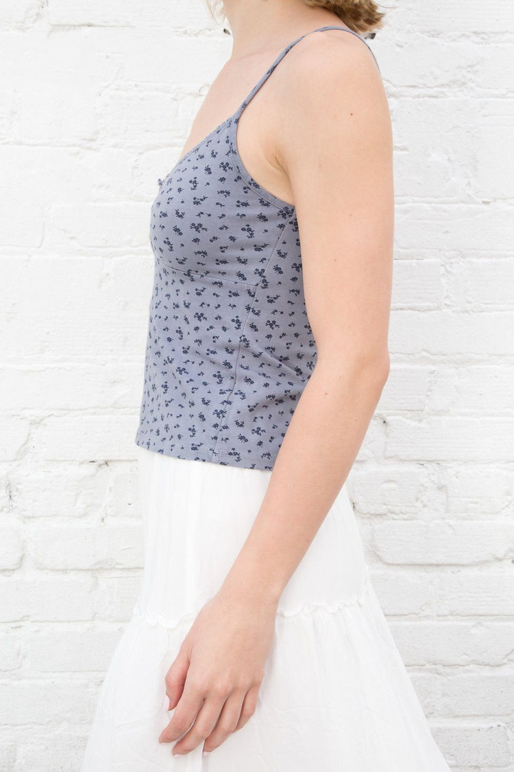 Tiffany Floral Tank | Faded Navy Floral / XS/S