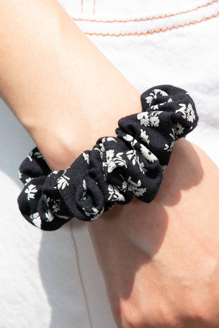 Navy Blue With Floral